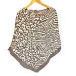 Barefoot Dreams  Cozy Chic Lite Mixed Animal Print Poncho - One Size Photo 1