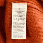 Banana Republic 100% Cashmere Turtleneck Sweater Rust Orange Ribbed XS Cottage Photo 3