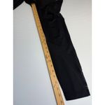 Lululemon ‎ Black High Rise Workout Leggings Cropped Zipper Pockets 6 Photo 2