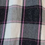 Victoria's Secret  Plaid Black White Checkers Glittery Pajama Pants Small #2066 Photo 3