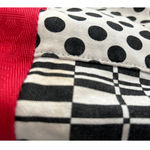 Little Miss Matched Girl's‎ Black Red White Duffel Bag Zipper Closure Photo 8