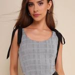 Lulus Tie Strap Crop Photo 3