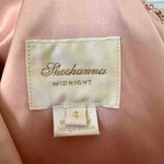 Shoshanna Dahlia Sequin One-Shoulder Ruffle Sleeve Minidress, Rose Gold / Pink, Photo 7