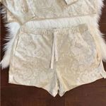 Zoe + Phoebe Ivory Snake Print 2pc Hoodie + Shorts Lounge Set Size Large Photo 2