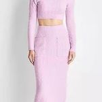 FUTURE COLLECTIVE set skirt and crop top 🌷 Pink Size 1X Photo 1