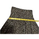 Dress Barn Brown and White Geometric Print A-Line Skirt, size S Photo 5