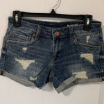 BLANK NYC  Women's Distressed Denim Cut-Off Shorts‎ Blue Size 24 NWT Photo 0