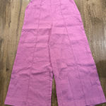 Anthropologie Maeve for  Hot Pink Soft Cotton Wide-Leg Pants Women’s 0 Photo 0
