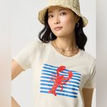 J.Crew | Lobster Stripe Graphic Tee | 3X Photo 1