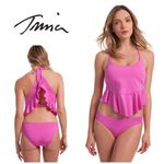 Trina Turk Pink Solids Tankini. NWT Photo 1