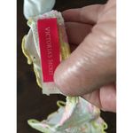 Victoria's Secret new  watercolor scalloped lace halter bikini top 34A Photo 2