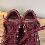 Converse  All Star High Street Ox Leather Burgundy Shoes Sneakers Photo 4