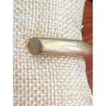 Madewell  Matte Gold Tone Hinged Cuff Bracelet Sitting at 6" Sleek Signed Photo 1