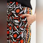 Anthropologie  Red and Black Patterned Wide Leg Pants Photo 1