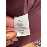 Talbots Petites 10P Tweed Wool Blend Pencil Skirt Burgundy Bouclé Lined Photo 3