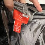 Monique Lhuillier ML Black Metallic Floral Lace Sheath Dress Size 2 US $500 Photo 9