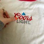 Y2K Coors Light Ringer Tank White Size M Photo 4