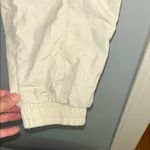 Tan Track Pants with Elastic Cuffs and Relaxed Fit Size M Photo 4