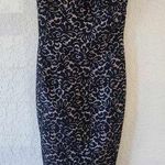 Michael Kors  Cocktail  Lace Strapless New Black Midi Dress Size 2 Photo 0