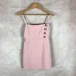 Urban Outfitters Peachy Pink Linen Blend Mini Dress Size 2 Photo 2