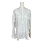Sandro  Paris woman’s white button down shirt size Large Photo 15