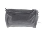 Rebecca Minkoff Dark Gray Leather Mini M.A.C. Convertible Crossbody Bag Silver C Photo 4