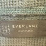 Everlane Pale Mint Green Waffle Knit Shirt Size M Organic Cotton Photo 1