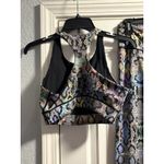Yelete  Women's Athletic Set Medium Snakeskin Sports Bra & Leggings Matching Photo 1