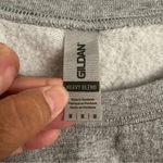 Nike‎ Embroidered Logo Sweater Sweatshirt Pullover Womens Size Medium Grey Gray Photo 4