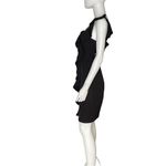 Guess  Women's Soft Touch Mini with Ruffle Detail Dress Black Sz 10 Photo 3