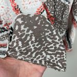 Nic+Zoe  Top Womens 2X Multicolor Pattern Linen Blend Long Sleeve‎ Knit Plus Photo 7