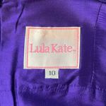 Lula Kate Silk Ruffle Formal Dress in Purple‎ Size 10 Purple Photo 3