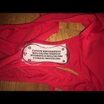 Sunny Co Clothing  Vibrant Red High Cut One Piece Swimsuit Photo 3