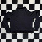 Theory Toleema Cold Shoulder Knit Sweater Top Black S Photo 1