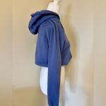 Gymshark Cropped Hoodie. Slate blue. Size Small. Photo 1