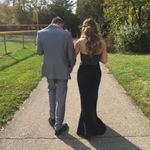 Splash Navy blue homecoming/prom dress Photo 2