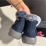 Skechers on the go Navy Blue Fur-Lined Ankle Boots Photo 12