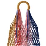 NWT Nannacay Estela Net Shoulder Bag MultiColor $199Tassel Shoulder Tote Purse Photo 2