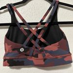Lululemon Energy Bra *Medium Support Heritage 365 Camo Smoky Red Night Sea Multi Photo 3