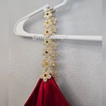 Jessica McClintock VTG Red Satin Slip Dress Photo 3