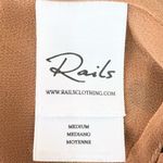 Rails Bella Jaguar Long Sleeve Leopard Print Shirt Dress Tie Waist Size Medium Photo 12