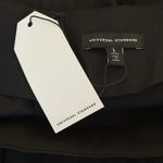 Universal Standard Jenna Stretch Poplin Cotton Ruffled Dress Black Large 22-24 Photo 7