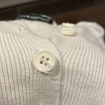 Brandy Melville white athelia crop button sweater cardigan top one size Photo 1