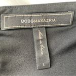 BCBG Maxazria Crop Black MIDI Off the Shoulder Top Size Large Photo 2