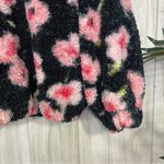 Sandy Liang  x Target Floral Sherpa Fleece Quarter Zip Jacket size XS Extra Small Photo 8