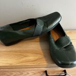 Naturalizer Lecture Flats in Shale Leather Green Size 9 Loafers ClassicCore Photo 8