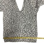 Liverpool  Womens Size Small Leopard Animal Print V-Neck Printed Pullover Sweater Photo 6