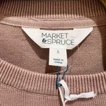 Market & Spruce  Womens‎ Red Striped Long Sleeve Sweater Size L Photo 1