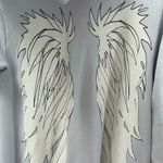 Wildfox  Blue Assymetrical Wings Hoodie size S Photo 6