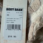 Shyanne  Embroidered Mesh Dot Poet Sleeve Crop Too Photo 9